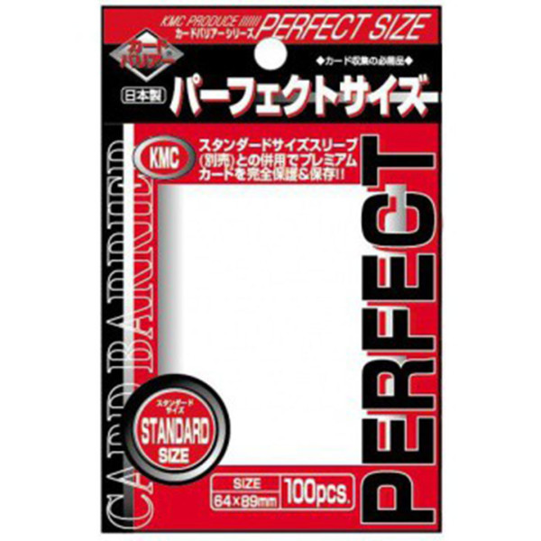 KMC Sleeves - Standard x100 Perfect Size - Clear