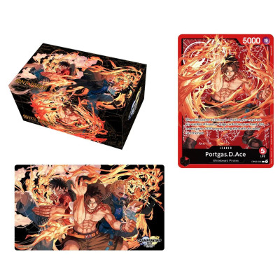 Coffret One Piece Card Game Ace / Sabo / Luffy Special Goods Set